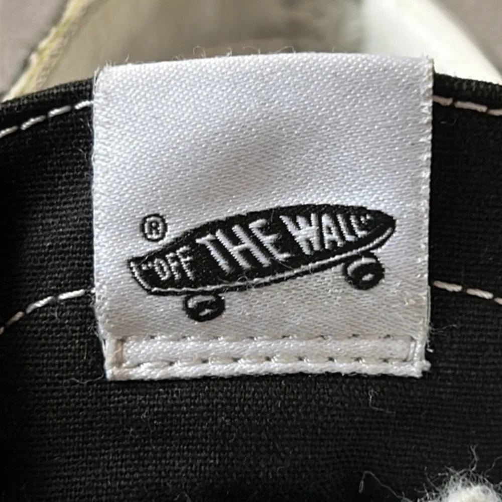Vans Skate Half Cab Black & White Skate Shoes Size 9